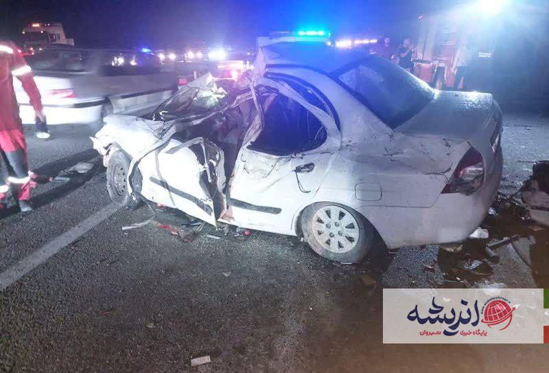 بازی مرگ با دور دور شبانه خودروها در جاده‌های بین شهری مازندران