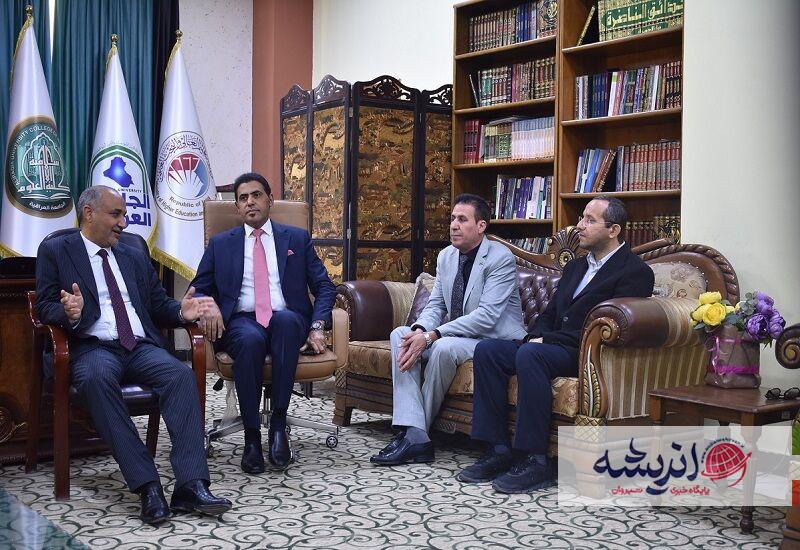 تلاش دانشگاه کردستان برای تقویت ارتباط با دانشگاه العراقیه بغداد