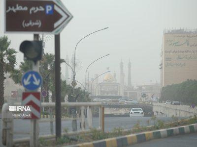 هشدار وزش باد نسبتا شدید همراه با گردوخاک در قم