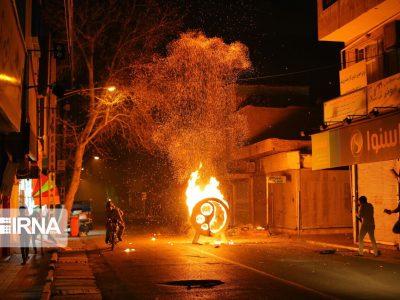 ۲۱ عملیات آتش نشانی در شب چهارشنبه سوری بجنورد