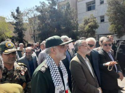 راهپیمایی روز قدس در کاشان برگزار شد+فیلم
