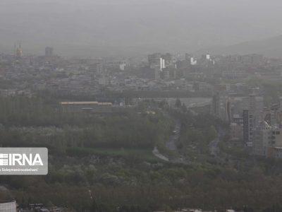 آلودگی هوا در بروجرد دید افقی را به سه کیلومتر کاهش داد