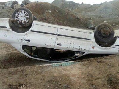 واژگونی خودرو در البرز سبب مصدومیت ۶ نفر شد