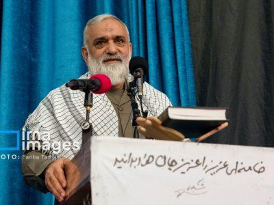 آیین بزرگداشت شهید”حسن‌ذاکری‌”در قشم برگزار شد