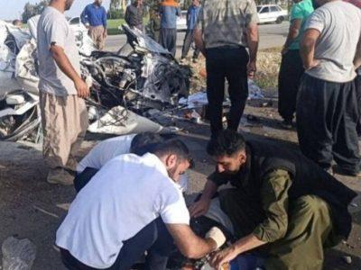 واژگونی خودرو در مهران ۵ کشته یا زخمی بر جا گذاشت