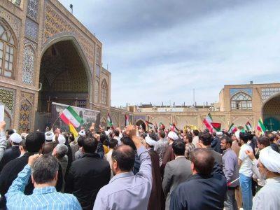 فیلم | تجمع بازاریان زنجان در حمایت از مردم مظلوم غزه
