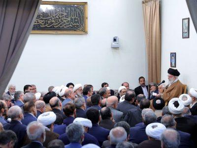 دیدار جمعی از مسئولان ارشد سه قوه به‌مناسبت آغاز سال جدید با رهبر انقلاب