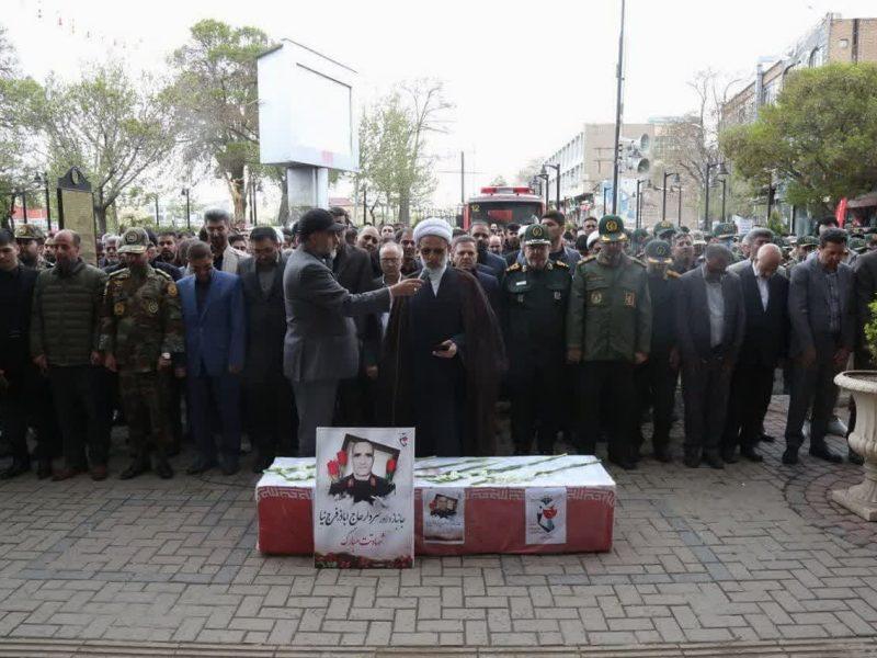 پیکر مطهر جانباز شهید در زنجان تشییع شد