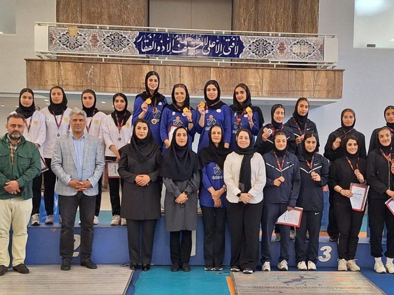 پایان رقابت‌های سابر بانوان با قهرمانی یزد