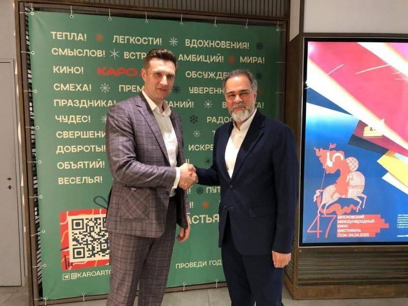 رئیس سازمان سینمایی با وزیر فرهنگ بلاروس دیدار کرد