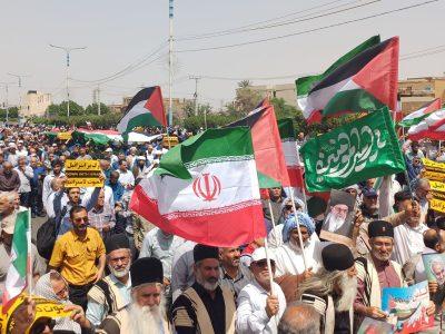 راهپیمایی «جمعه‌های خشم» در اهواز برگزار شد