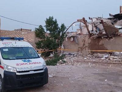  یک کشته و یک مصدوم در پی انفجار گاز در آبادان