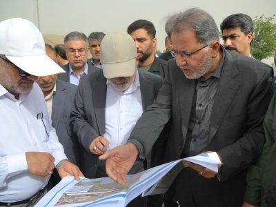آغاز عملیات اجرایی طرح آبرسانی فدک با حضور استاندار خوزستان