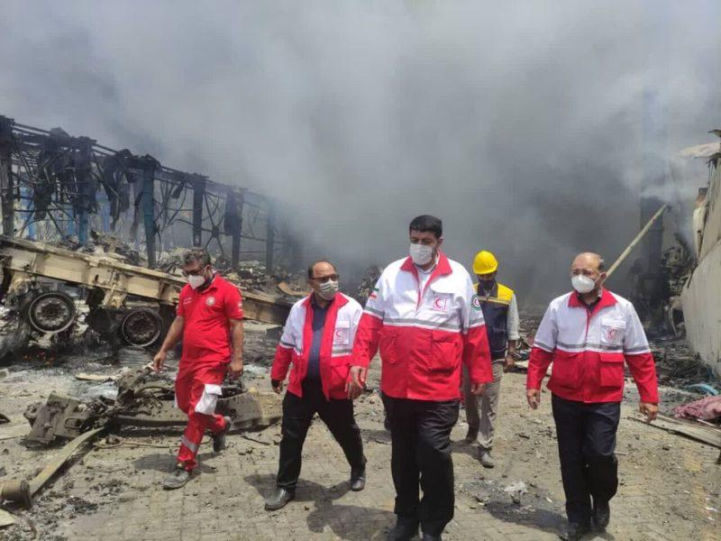 حادثه بندر شهید رجایی با توان نیروهای امدادی داخلی مدیریت شد