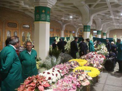 تعویق آیین گل‌آرایی ضریح حرم حضرت معصومه(س) در پی حادثه بندر شهید رجایی