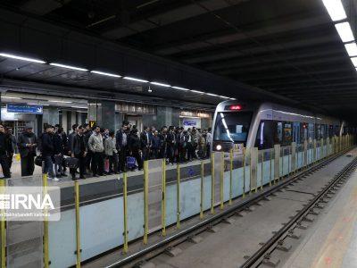اختلال در سرویس دهی خط یک مترو مشهد