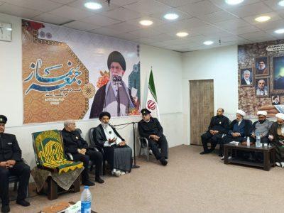 جمعی از خدام رضوی در بدو ورود با نماینده ولی‌فقیه در خوزستان دیدار کردند