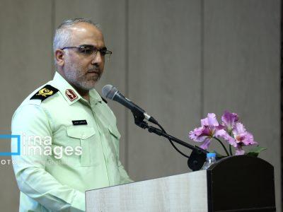 مراسم تکریم و معارفه فرمانده انتظامی قزوین
