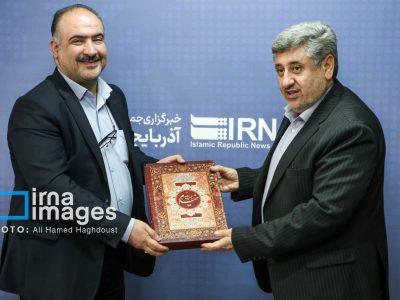 بازدید مدیرکل فرهنگ و ارشاد اسلامی تبریز از دفتر ایرنا