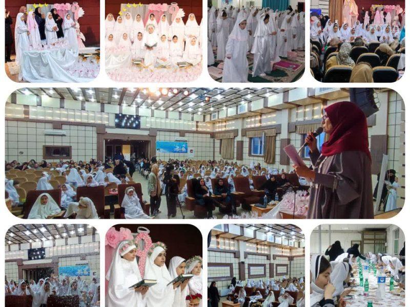 برگزاری جشن تکلیف ۱۰۰ دانش‌آموز دختر شیروانی