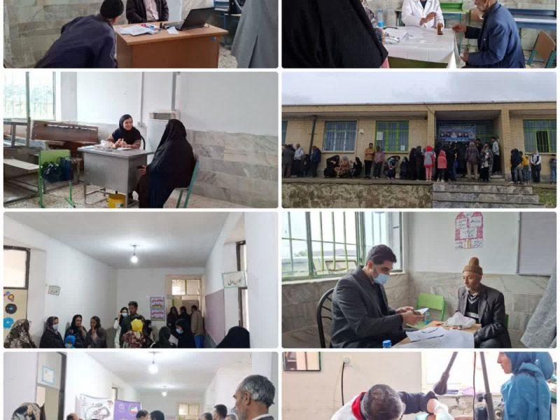 ‍ برگزاری اردوی جهادی بسیج جامعه پزشکی در روستای سنجد شیروان