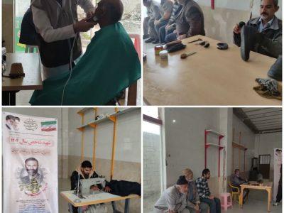 ارائه خدمات رایگان توسط بسیجیان اصناف شیروان در روستای علی‌محمد