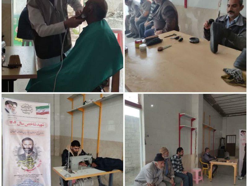 ارائه خدمات رایگان توسط بسیجیان اصناف شیروان در روستای علی‌محمد
