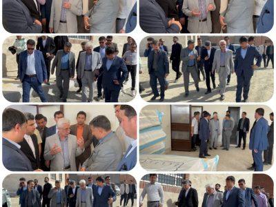 بازدید مسئولان استانی و شهرستانی از مراحل پایانی مجموعه ورزشی چندمنظوره شیروان