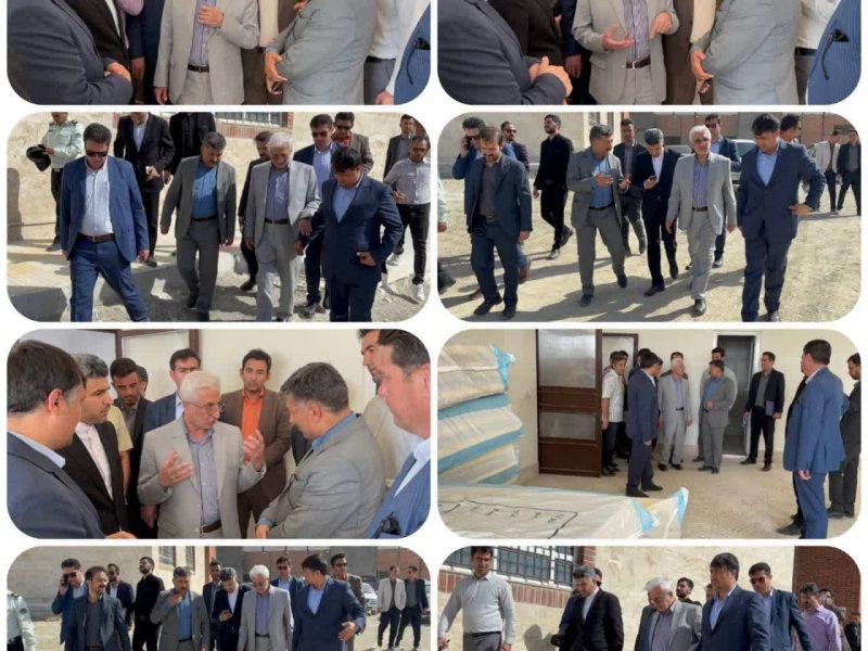 بازدید مسئولان استانی و شهرستانی از مراحل پایانی مجموعه ورزشی چندمنظوره شیروان