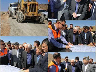 بازدید از مسیر راه روستایی زیدر – خیرآباد/ اختصاص ۱۵ میلیارد تومان برای بنسریع پروژه راه روستایی