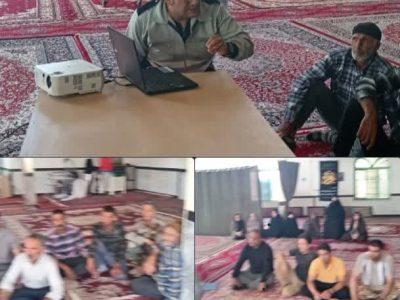 برگزاری کلاس آموزشی بهداشت و بیماری های دام با محوریت بروسلوز و هاری در روستای توده توسط شبکه دامپزشکی