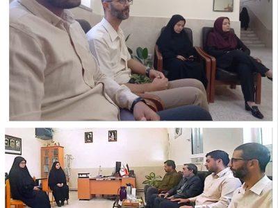 دیدار اصحاب فرهنگ و هنر با معاون پرورشی آموزش و پرورش فاروج