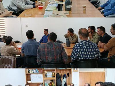 برگزاری جلسات آموزشی و هماهنگی جهت آغاز طرح واکسیناسیون رایگان علیه تب برفکی در محل شبکه دامپزشکی شیروان