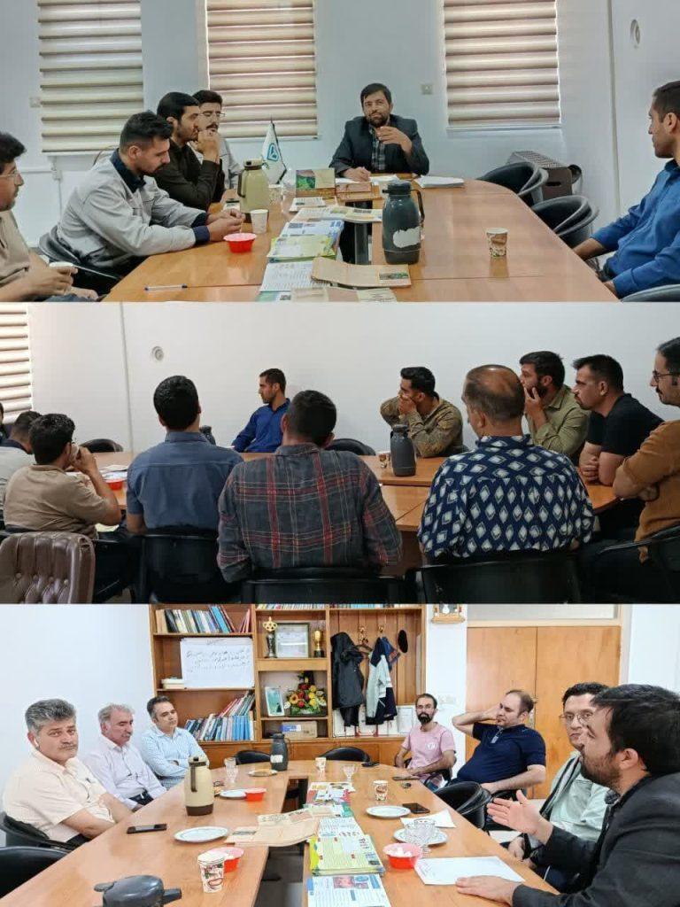 برگزاری جلسات آموزشی و هماهنگی جهت آغاز طرح واکسیناسیون رایگان علیه تب برفکی در محل شبکه دامپزشکی شیروان
