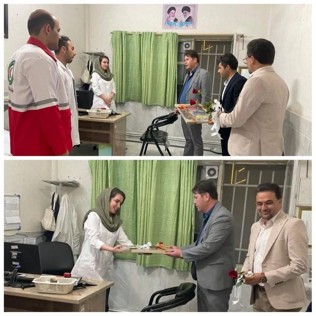 🔹 تقدیر از پزشک 🩺درمانگاه عمومی جمعیت هلال‌احمر شیروان