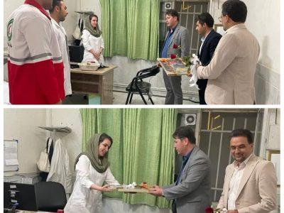 🔹 تقدیر از پزشک 🩺درمانگاه عمومی جمعیت هلال‌احمر شیروان