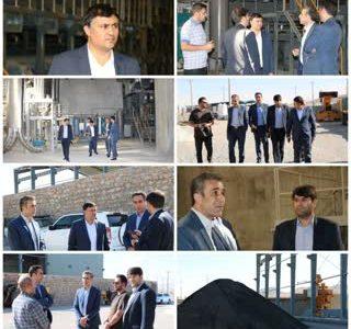 بازدید فرماندار شیروان از دو واحد صنعتی کاربید سیلسیوم و ریسندگی کتان شیروان و بررسی زیرساخت‌های شهرک صنعتی شیروان