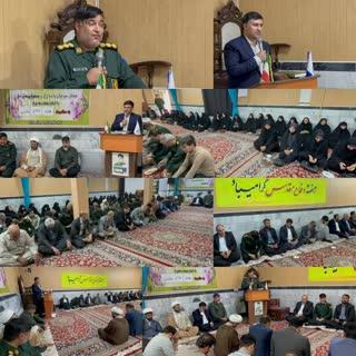 دیدار مسئولین، پاسداران و بسیجیان شیروان با‌ امام جمعه شهرستان به مناسبت آغاز هفته دفاع مقدس