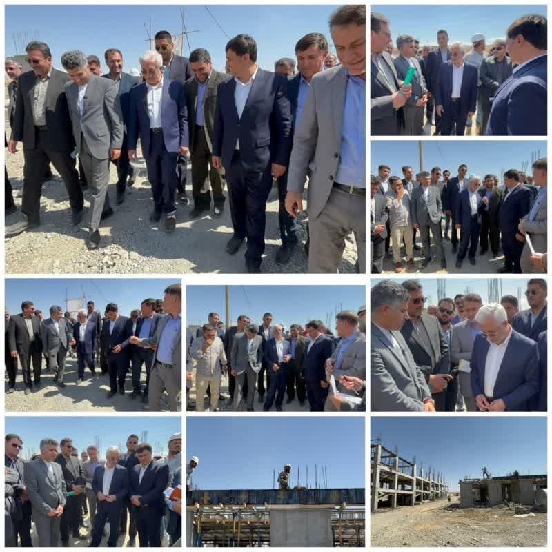 بازدید استاندار خراسان شمالی از پروژه ۱۱۶۱ واحدی نهضت ملی مسکن شیروان
