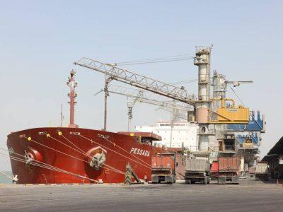 ۱۲.۸ میلیون تن کالای اساسی تا پایان آذر ماه از بندر امام وارد شد