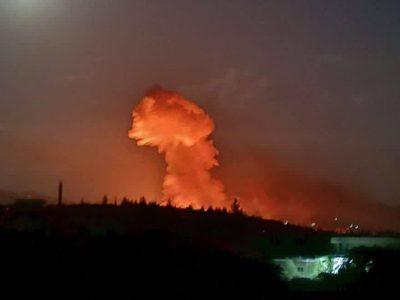 شنیده شدن صدای انفجار شدید در حلب سوریه