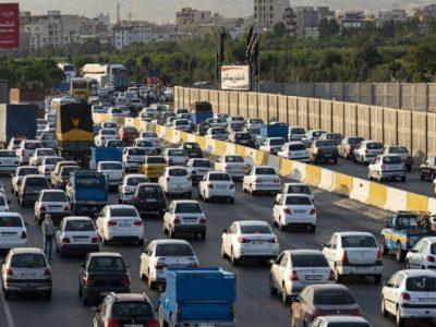 ترافیک در آزادراه تهران – کرج -قزوین سنگین است