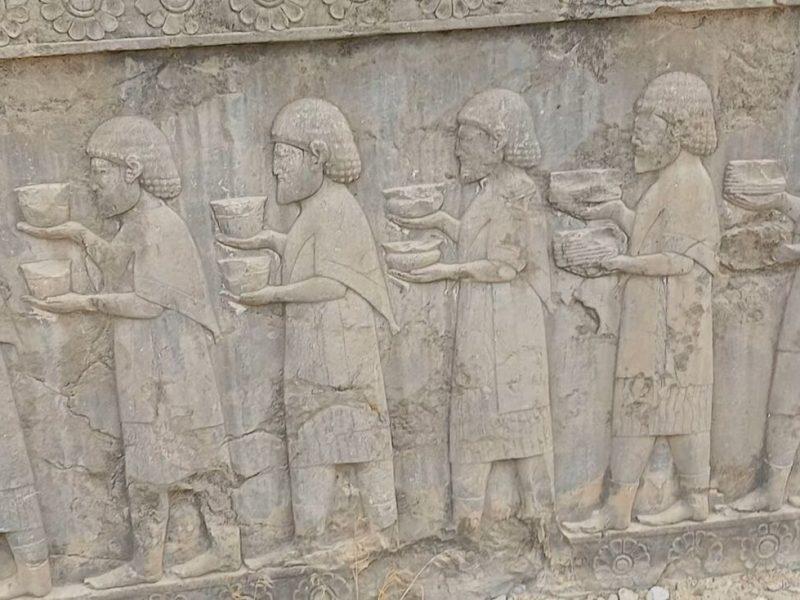 فیلم| تخت جمشید در نبرد با آسیب‌های طبیعی و انسانی؛ گلسنگ‌ها، مهربان‌تر از وندالیسم