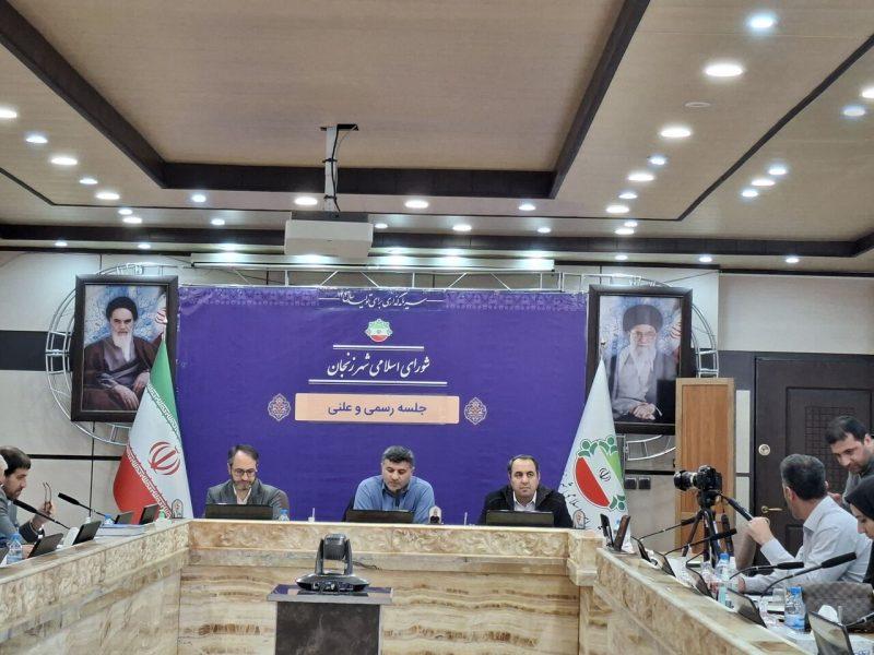 رئیس شورا: مدیریت آب‌های سطحی از اولویت‌های شهر زنجان است