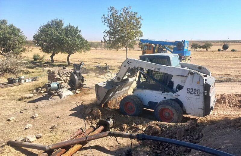 ۳۷۴ حلقه چاه غیرمجاز در خراسانشمالی بسته شد