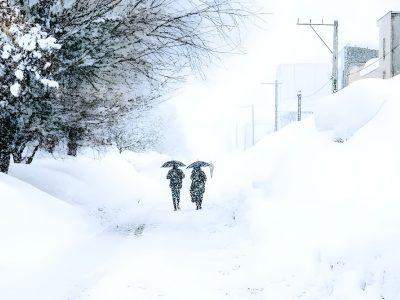 بارش ۳۸ سانتیمتری برف در فریدن اصفهان