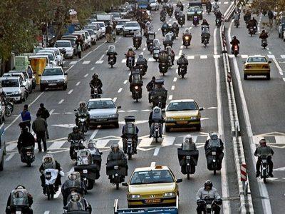 موتورسیکلتها تهران را میبلعند