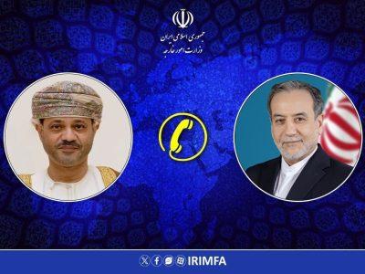 تاکید وزیران خارجه ایران و عمان بر مقابله با عوامل تفرقه و آشوب در منطقه