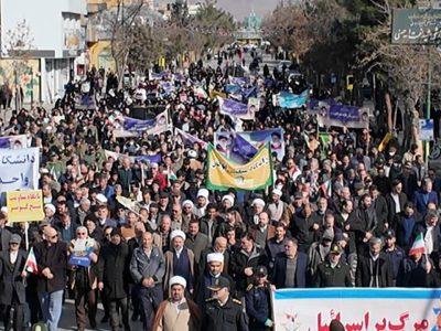 راهپیمایی گرامیداشت ۹ دی در قوچان برگزار شد+فیلم