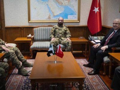 رایزنی نظامی سوریه و ترکیه با سفر رئیس ستادکل به آنکارا